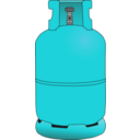download Gas Bottle 12 Kg clipart image with 180 hue color