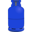 download Gas Bottle 12 Kg clipart image with 225 hue color