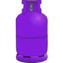 download Gas Bottle 12 Kg clipart image with 270 hue color