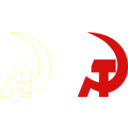 download Hammer And Sickle By Rones clipart image with 0 hue color