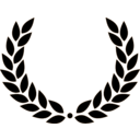 download Laurel Wreath clipart image with 270 hue color