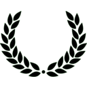 download Laurel Wreath clipart image with 0 hue color