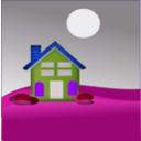 download Cool Home clipart image with 225 hue color