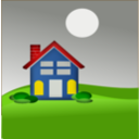 download Cool Home clipart image with 0 hue color