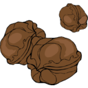 download Walnuts clipart image with 0 hue color