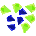 download Gemstones clipart image with 225 hue color