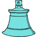 download Gold Bell clipart image with 135 hue color