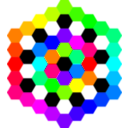 download Hexagon Tessellation March 3 2011 clipart image with 90 hue color