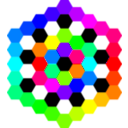 download Hexagon Tessellation March 3 2011 clipart image with 270 hue color