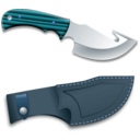 download Hunter Knife clipart image with 180 hue color