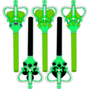download Stylized Sceptre For Card Faces clipart image with 90 hue color