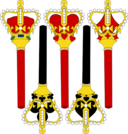 Stylized Sceptre For Card Faces