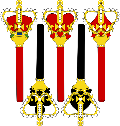 Stylized Sceptre For Card Faces