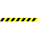 download Warning Stripe Black Yellow clipart image with 0 hue color