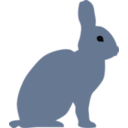 download Rabbit By Rones clipart image with 180 hue color