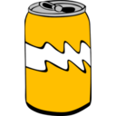 download Fast Food Drinks Soda Can clipart image with 45 hue color