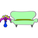 download Sofa clipart image with 225 hue color