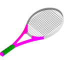 download Tennis Racket clipart image with 90 hue color