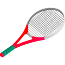 download Tennis Racket clipart image with 135 hue color