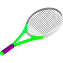 download Tennis Racket clipart image with 270 hue color