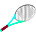download Tennis Racket clipart image with 315 hue color