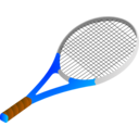 download Tennis Racket clipart image with 0 hue color