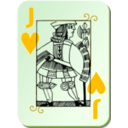download Guyenne Deck Jack Of Hearts clipart image with 45 hue color