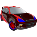 download Black Car clipart image with 0 hue color