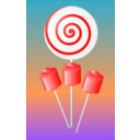 download Lollipops Candy clipart image with 0 hue color