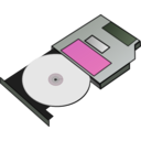 download Slim Cd Drive clipart image with 270 hue color