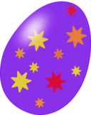 Purple Easter Egg