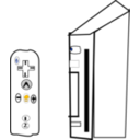download Nintendo Wii clipart image with 225 hue color