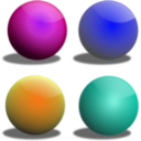 download Color Spheres Esferas De Colores clipart image with 180 hue color