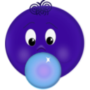 download Bubble Gum clipart image with 225 hue color