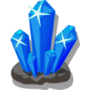 download Crystals clipart image with 0 hue color