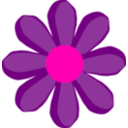 download Brown Flower clipart image with 270 hue color