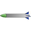 download Missile clipart image with 225 hue color