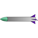 download Missile clipart image with 270 hue color