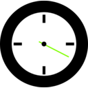 download Second Clock clipart image with 90 hue color