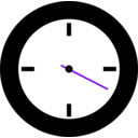 download Second Clock clipart image with 270 hue color