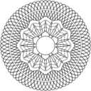 Guilloche Rosette 2