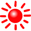 download Weather Symbols Sun clipart image with 315 hue color