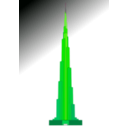download Skyscraper clipart image with 270 hue color