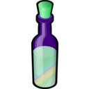 download Bottle Of Colored Sand With Cork clipart image with 90 hue color
