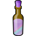 download Bottle Of Colored Sand With Cork clipart image with 225 hue color