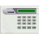 download Alarm System S2000 Off clipart image with 45 hue color