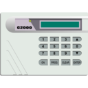 download Alarm System S2000 Off clipart image with 90 hue color