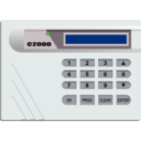 download Alarm System S2000 Off clipart image with 135 hue color