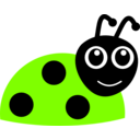 download Cartoon Ladybug clipart image with 90 hue color