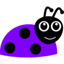 download Cartoon Ladybug clipart image with 270 hue color
